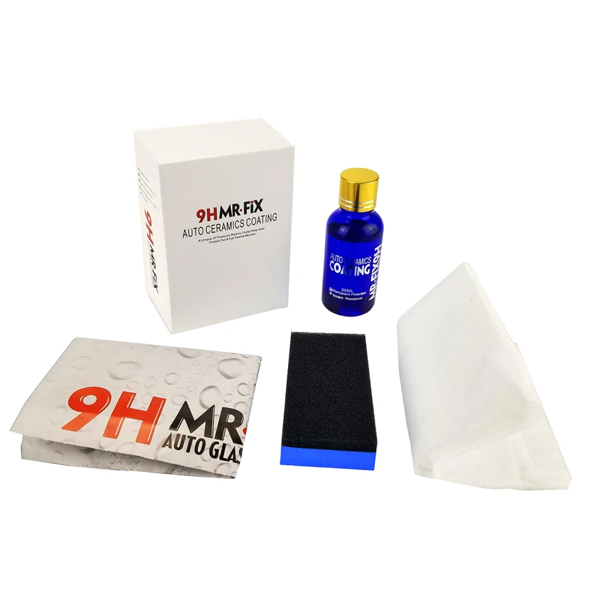 2026 9H Car Oxidation Liquid Ceramic Coat Super Hydrophobic Glass Coating Set Polysiloxane and Nano materials Care Multicolor H9