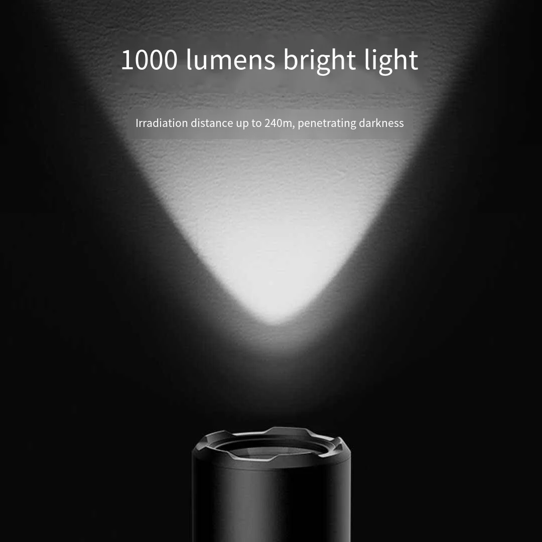 Mijia多機能懐中電灯ズーム機能付き超高輝度トーチ窓割り器安全ベルトカッターXiaomi車載緊急LEDライト