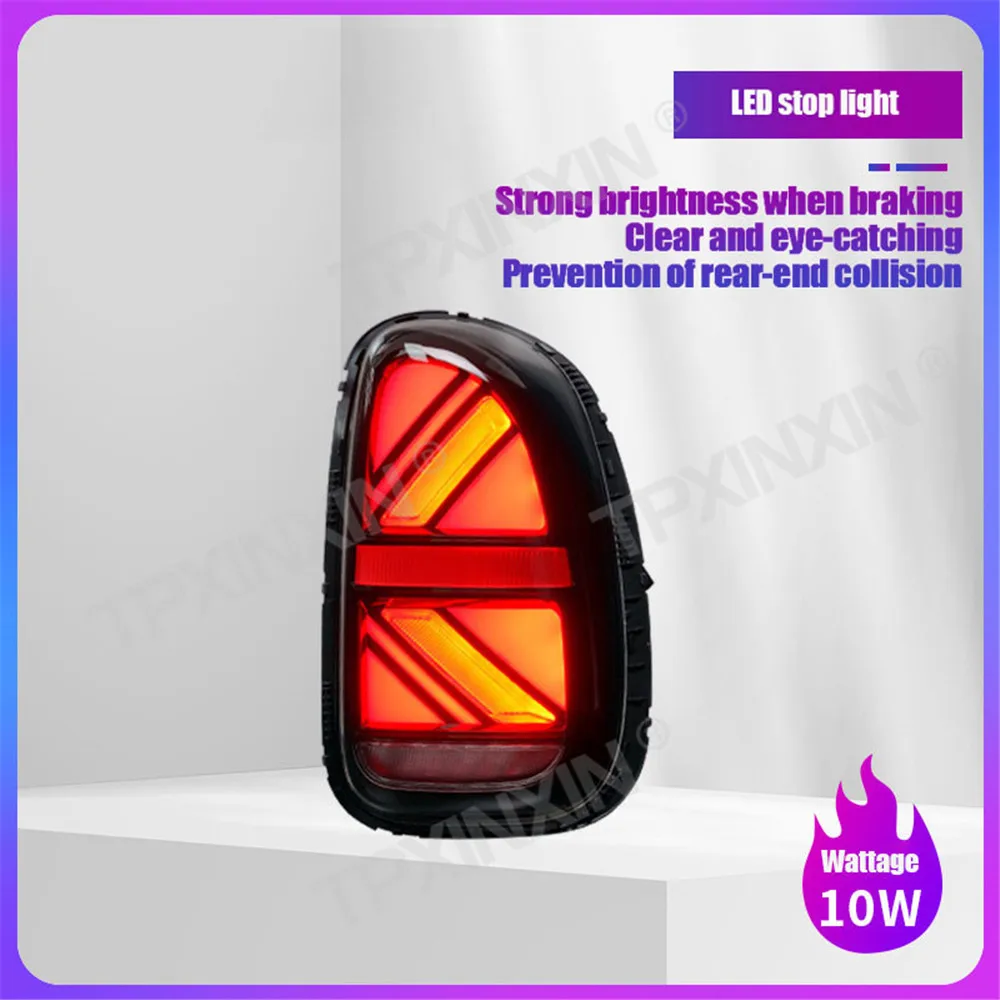 High Quality Car Tail Light Brake Light For BMW Mini F60 2014-2021 Car Rear Lamp Headlamp LED Through Taillight Car Modification