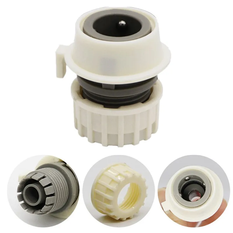 2pcs Quick-Connect Hose Connector For 1/2inch  Garden Hose 2 In 1 Multi-Face Connector For Watering Tap