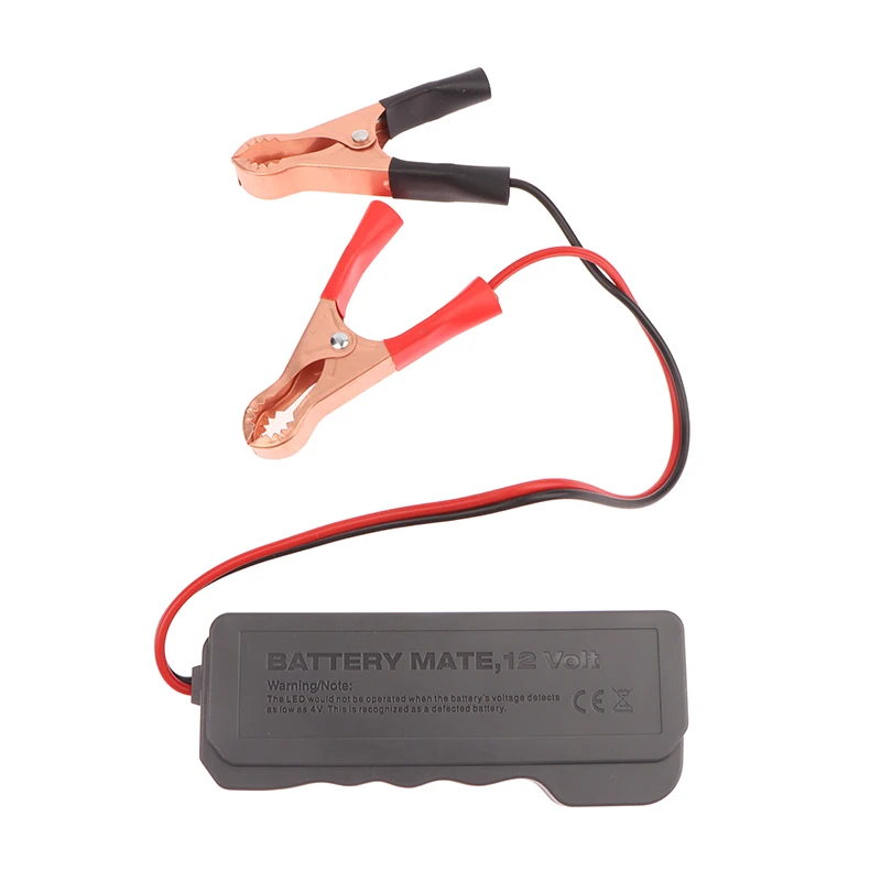 شاشة بطارية 12 فولت للسيارات، جهاز اختبار بطارية السيارة الرقمي، جهاز اختبار بطارية السيارة اليدوية مع 6 شاشات LED