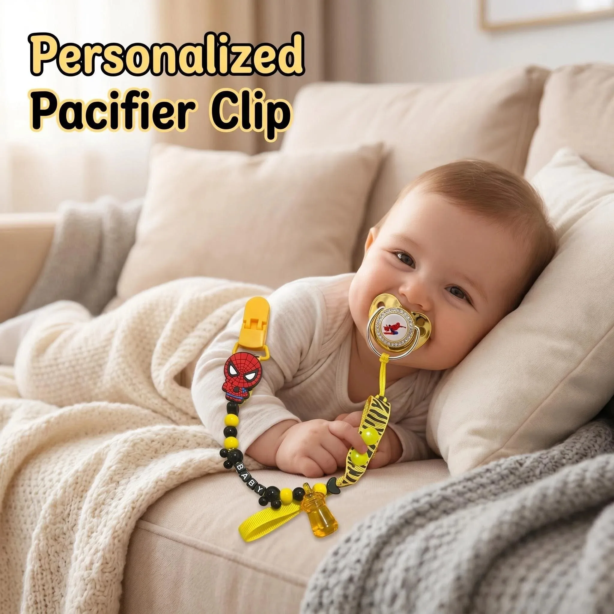 Baby Food Grade - Soft Silicone Infant Pacifier Newborn Baby