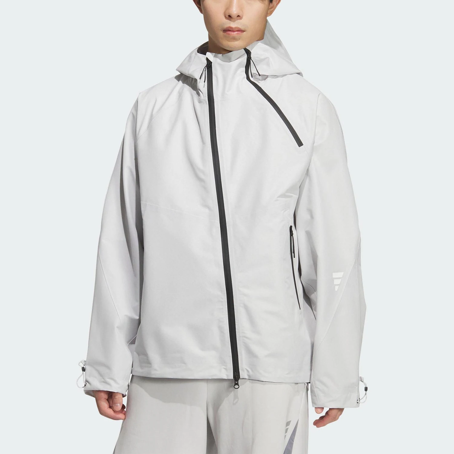 

Adidas Authentic 2025 Autumn Mens Loose Fit Woven Hooded Jacket KG9410