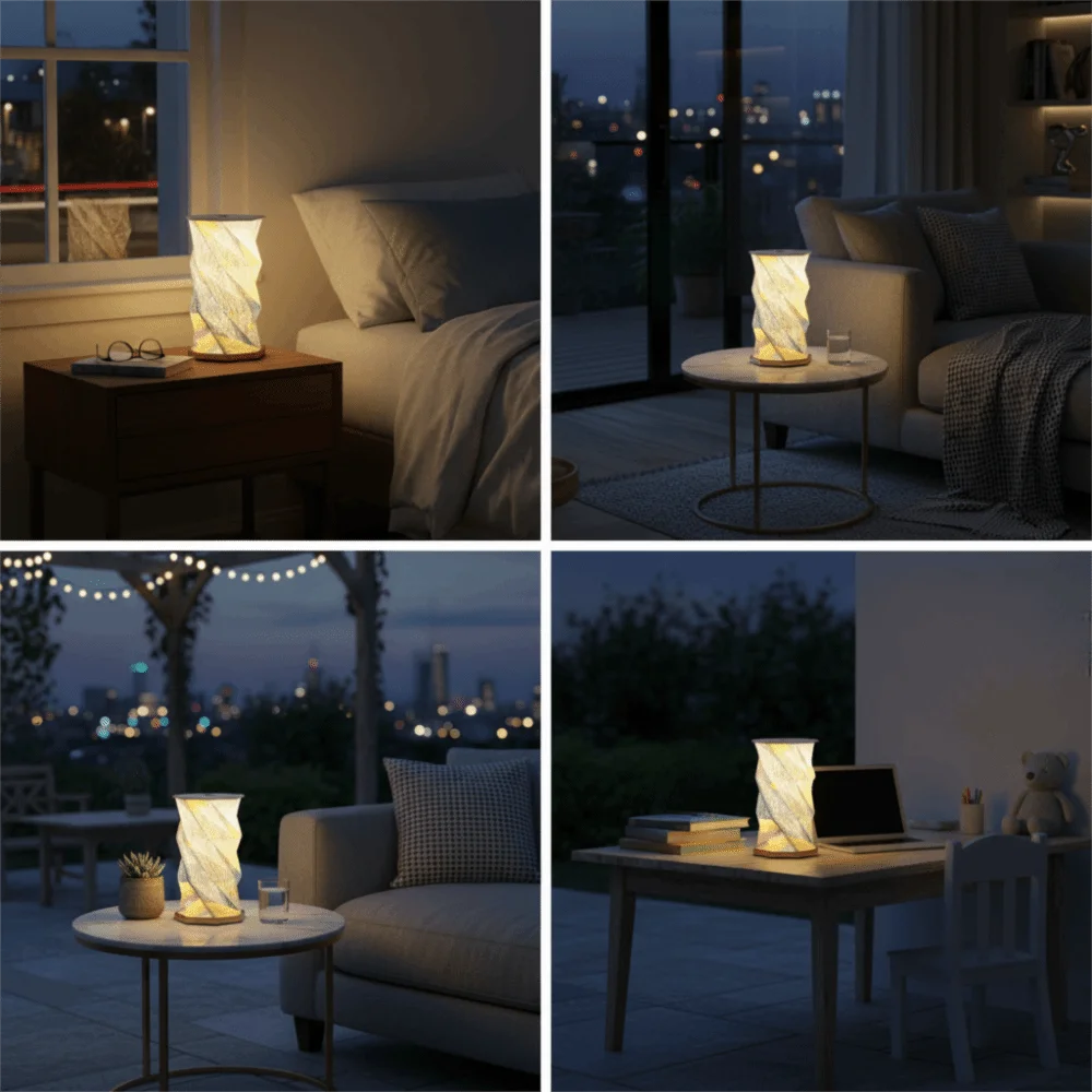 

Portable Design Starry Night Light Creative Art Starry Sky Pattern Led Table Lamp Folding Paper LED Light Desk Lights