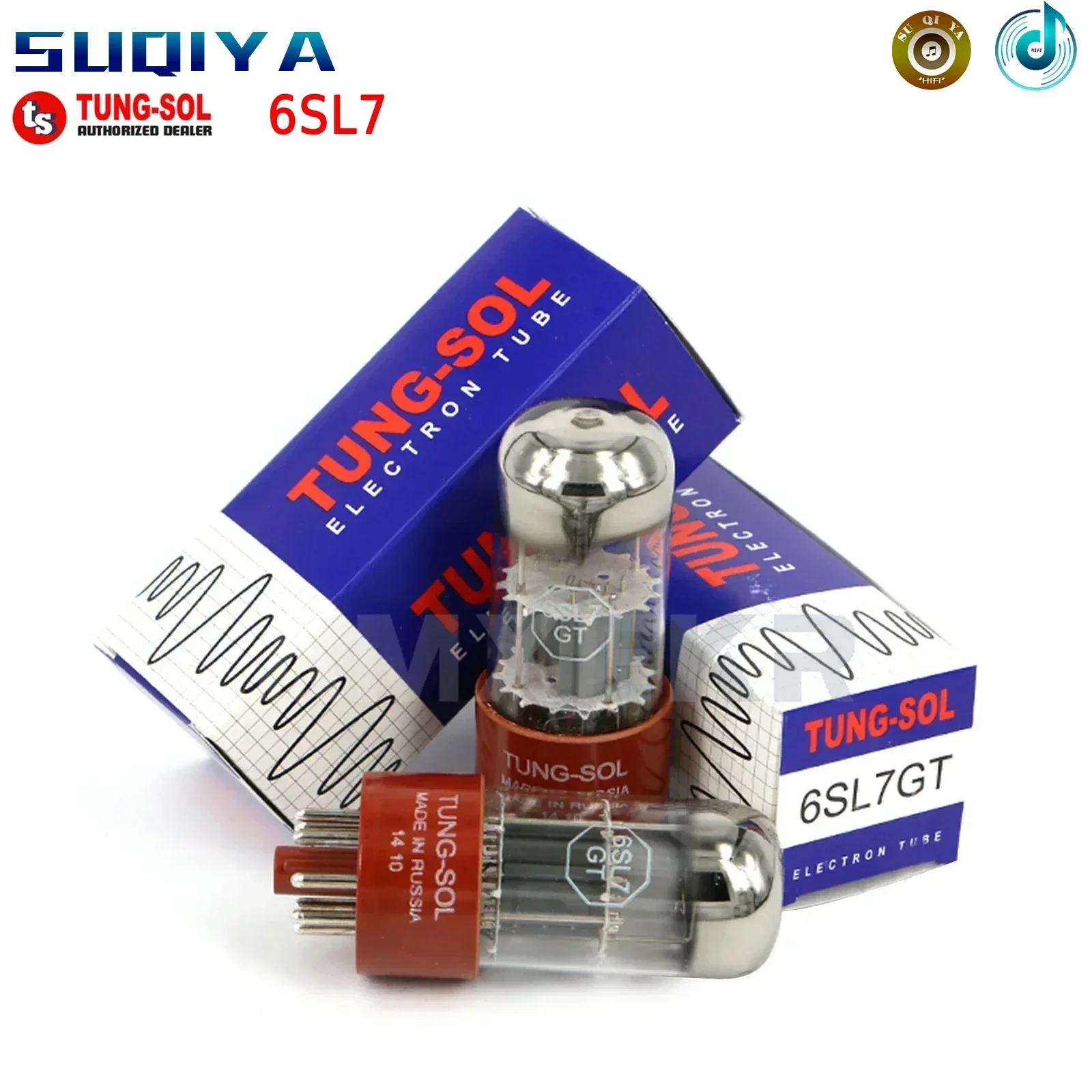 SUQIYA-TUNG-SOL 6SL7 Electronic Tube Replacement 6SL7/6N9P/6H9C Vacuum Tube Original Factory Precision Matching For Amplifier