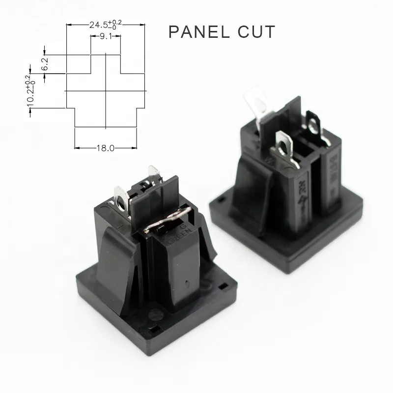 NEMA 5-15 Receptacle 110v Ac Power Socket TR US Wall Socket