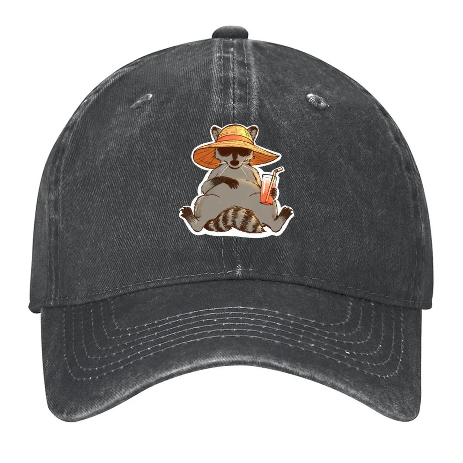 

Hot Raccoon Summer Baseball Cap Hat Man For The Sun Sports Cap fishing hat beach hat Men's Baseball Women's