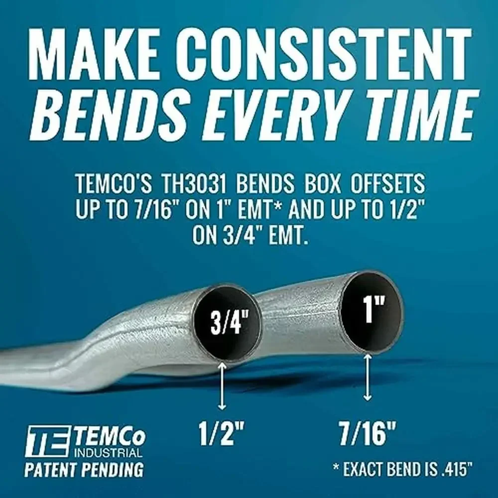 جهاز ثني الأوفست الهيدروليكي EMT بحجم مزدوج 1 بوصة و3/4 بوصة تصميم مبتكر ثنائي في واحد #5