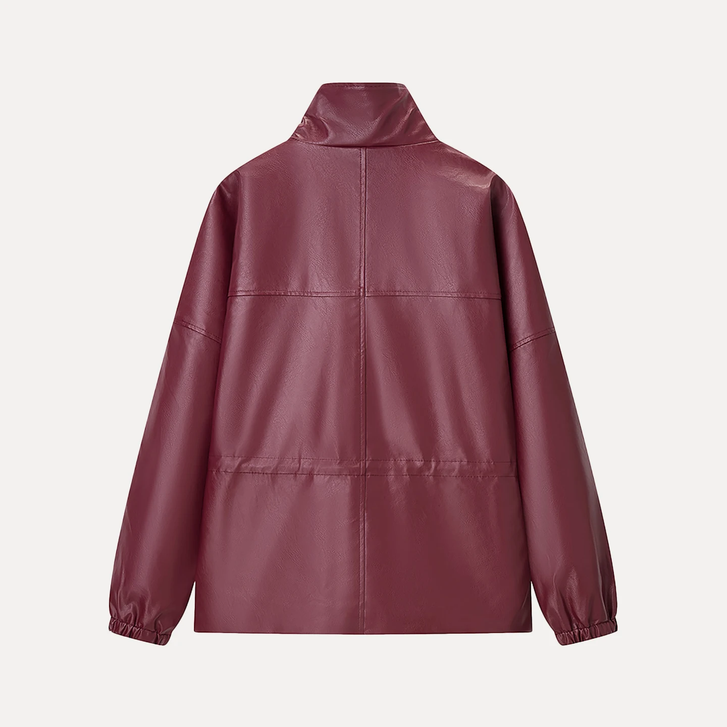 カジュアルでおしゃれなレザージャケット レディーススタイル 2025年秋新作 トレンド シンプルコーデ 日常着 長袖 ジッパー