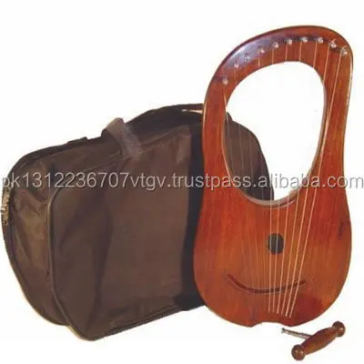 

Metal Strings Lyra Harp Musical Instruments With Tuning Key