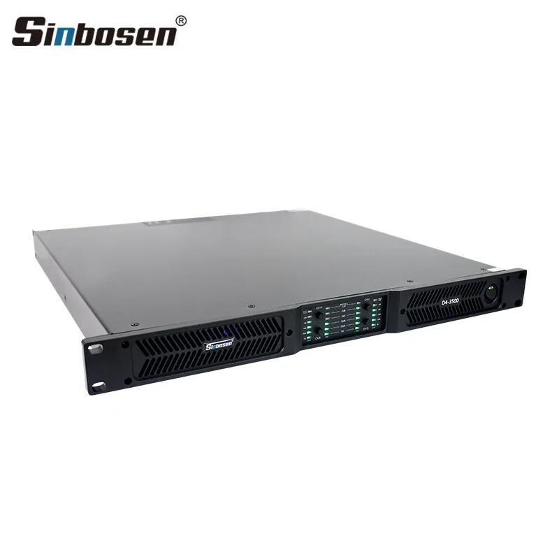 

New D4-3500 Amplifier Audio 4 Channel 3500 Watts Professional Surround Sound Power Amplifier