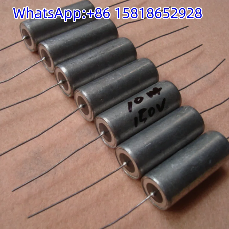 1pcs 150V 10UF Discontinued American unmarked SPRAGUE Sprague antique crossover oil-immersed non-polar audio capacitor