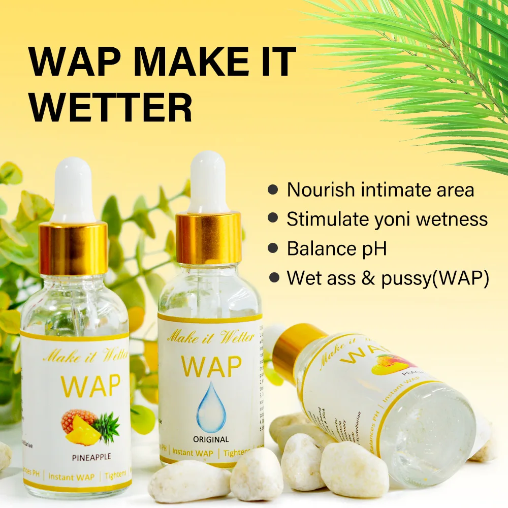 30ml Original Plant Based Yoni Slime Intimate WAP Vaginal Tightening Balance PH Make Pussy Wetter Women Private Part Nourish Oil