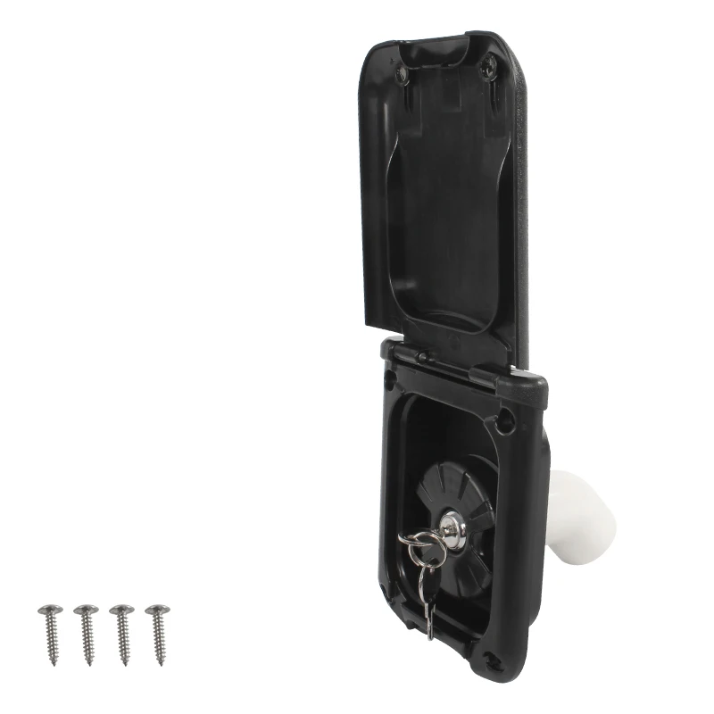 TYTXRVOEM Acessórios para campista Gravity Square Black Hatch Cover Entrada por gravidade Entrada de água