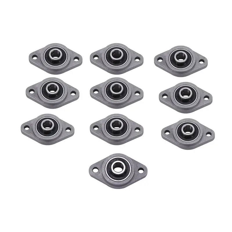 30 Pcs KFL08 8Mm Diameter Zinc Alloy Bearing Housing FL08 K08 Pillow Block Bearing - view 2