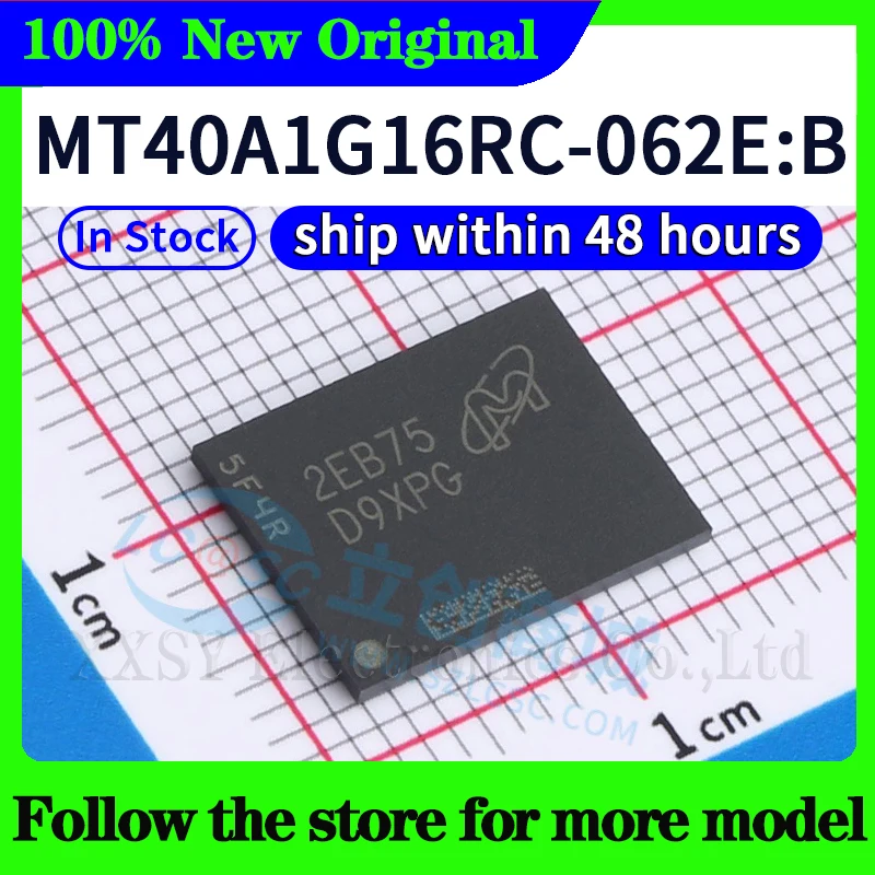 MT40A1G16RC-062E:B MT40A1G16TB-062E IT:F MT40A1G16TB-062E:F Disponibile Spedizione in 48 ore