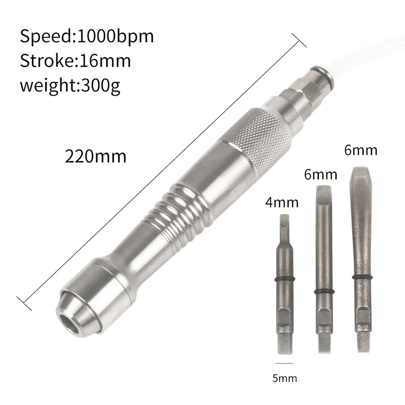 Mini Prenaumatic Air Chisel Dental Pneumatic Chisel Micro Air Flux Chipper Gas Shovel Chisel Pencil Dental Medical Gypsum Cast