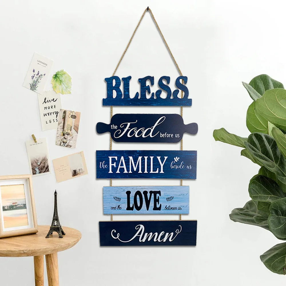 

Деревенский подвесной декоративный знак для гостиной, деревянный подвесной знак, карточка для украшения, подарок для дома и сада