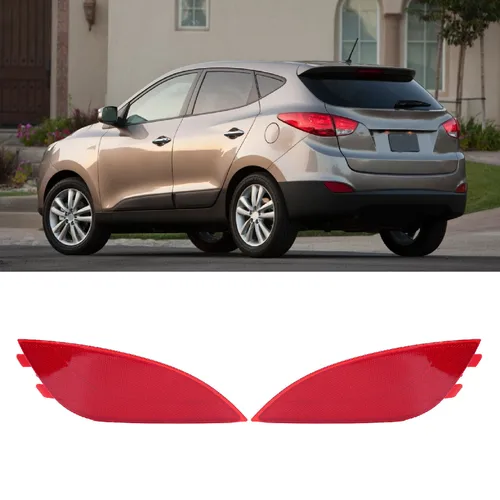 1 par de reflectores de parachoques trasero de coche 924062S100 aspecto elegante marcador reflector de seguridad mejorado embellecedor para Hyundai Tucson 2010 a 2015