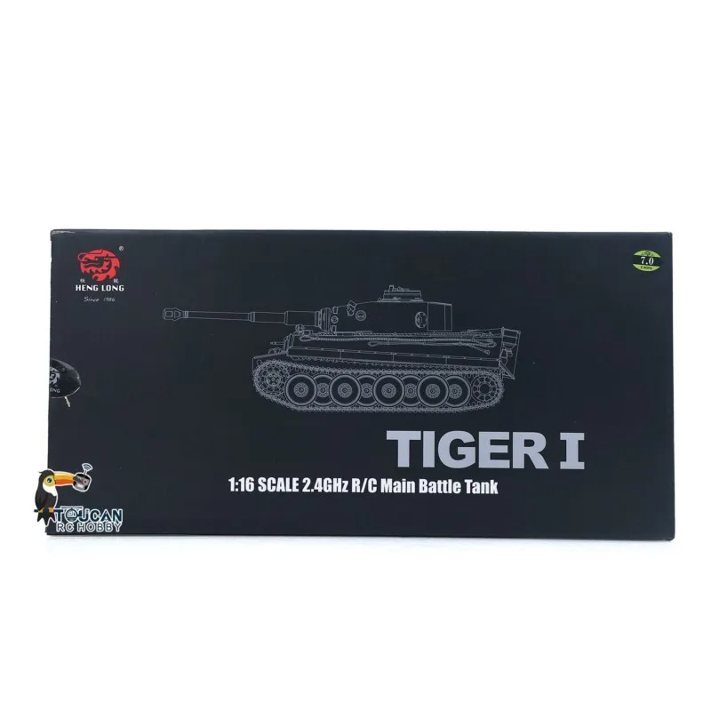 Henglong 1/16 Tiger I 3818 2.4G 7.0 RTR RC Tank Plastic Model Military Vehicle for Collectors TH17233 - view 5