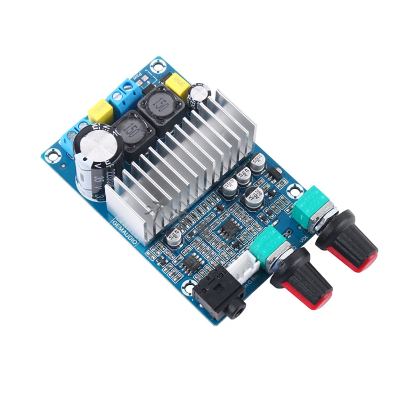 SOTAMIA TPA3116เครื่องขยายเสียงดิจิตอลโมโน Mono Power Amp เครื่องขยายเสียง100W Bass AUX สำหรับ Speaker Pasif