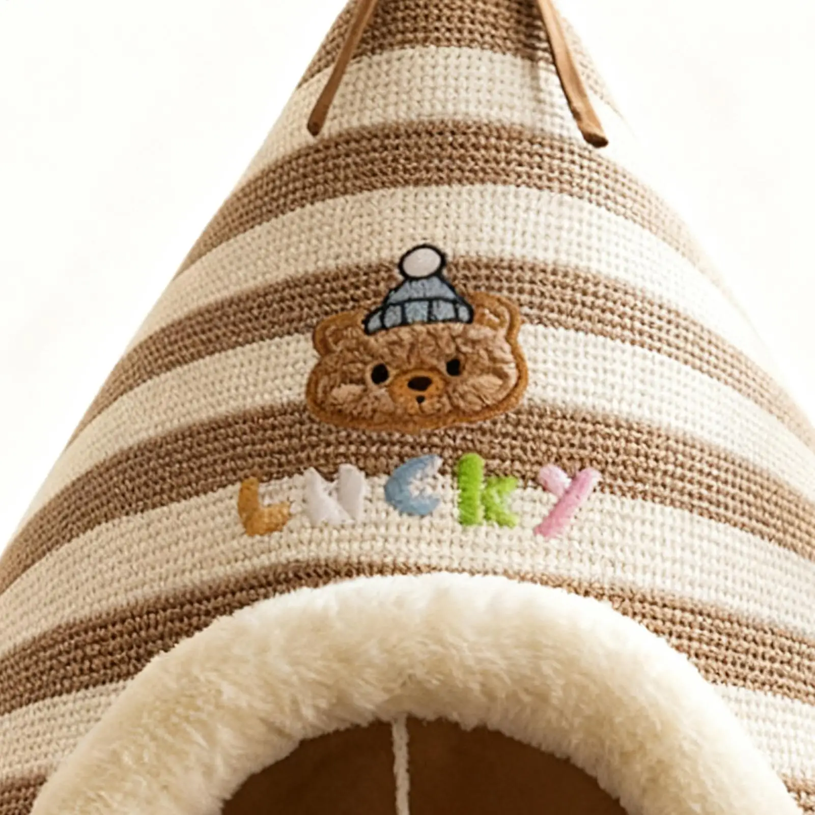 

Кровать для кошек, пещера, закрытое теплое туннельное гнездо, кошачье гнездо для дома, для дома, на открытом воздухе, для зимнего сна, для дома, для путешествий, спальни