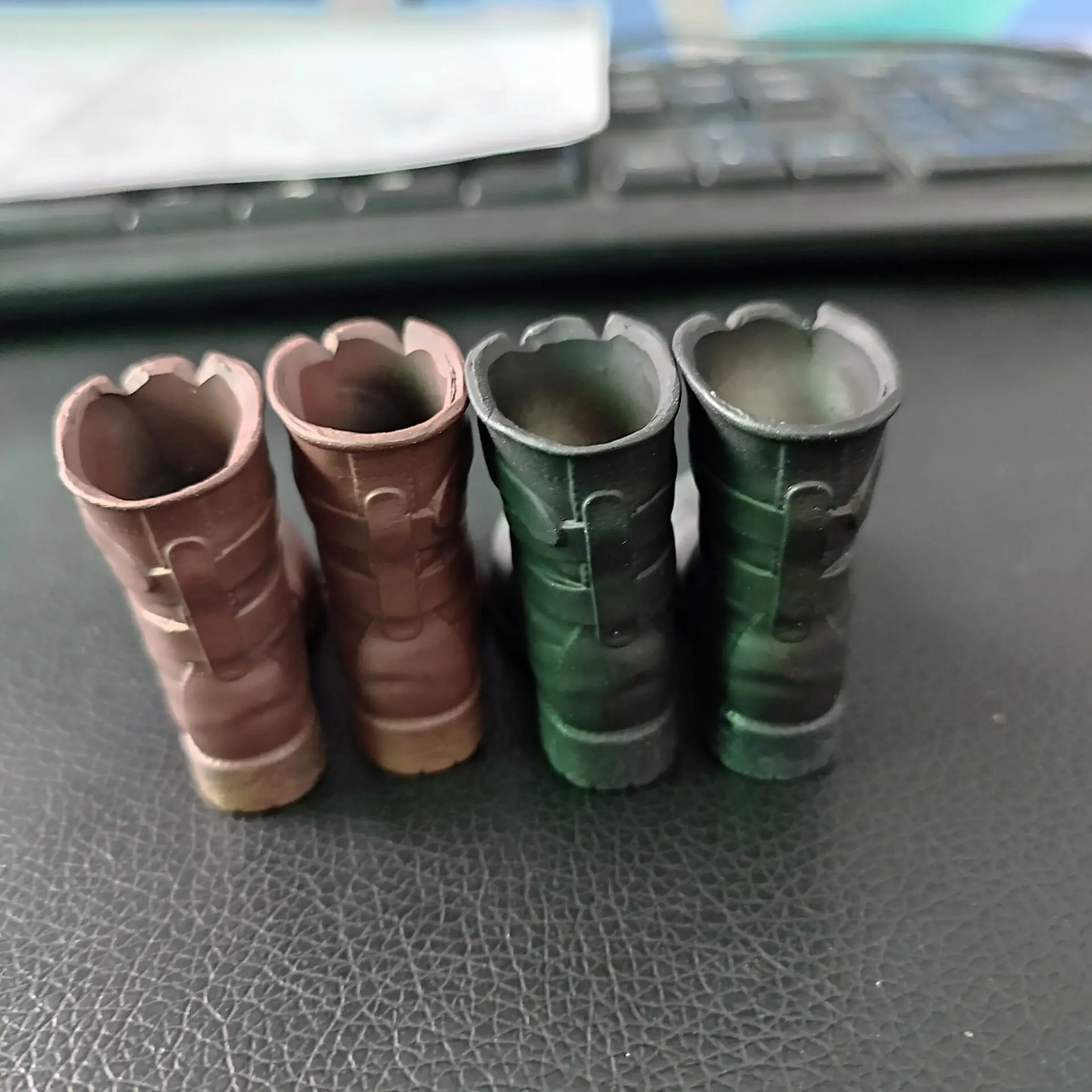 Accessoire de figurine d'action à l'échelle 1:6, bottes à Tube central pour hommes, bottes de Combat de soldats à réservoir creux, chaussures marron et noires F 12 ", jouet de poupée corporelle