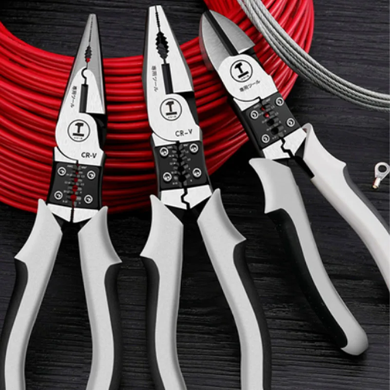 

Multifunctional Wire Cutters Diagonal Pliers Needle Nose Pliers Hardware Tools Universal Wire Cutters Electrician Manual Tool