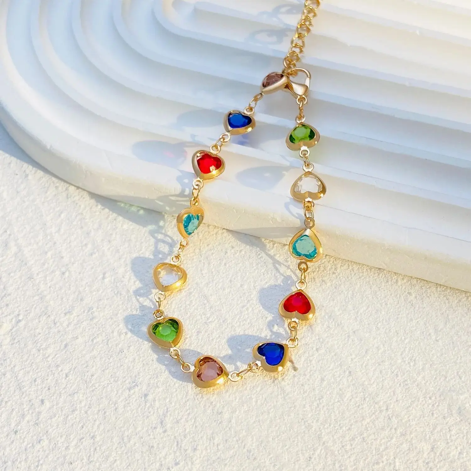 

Colorful Cute Bracelet for Women Creative Dainty Bracelets with Adjustable Chain Delicate Jewelry