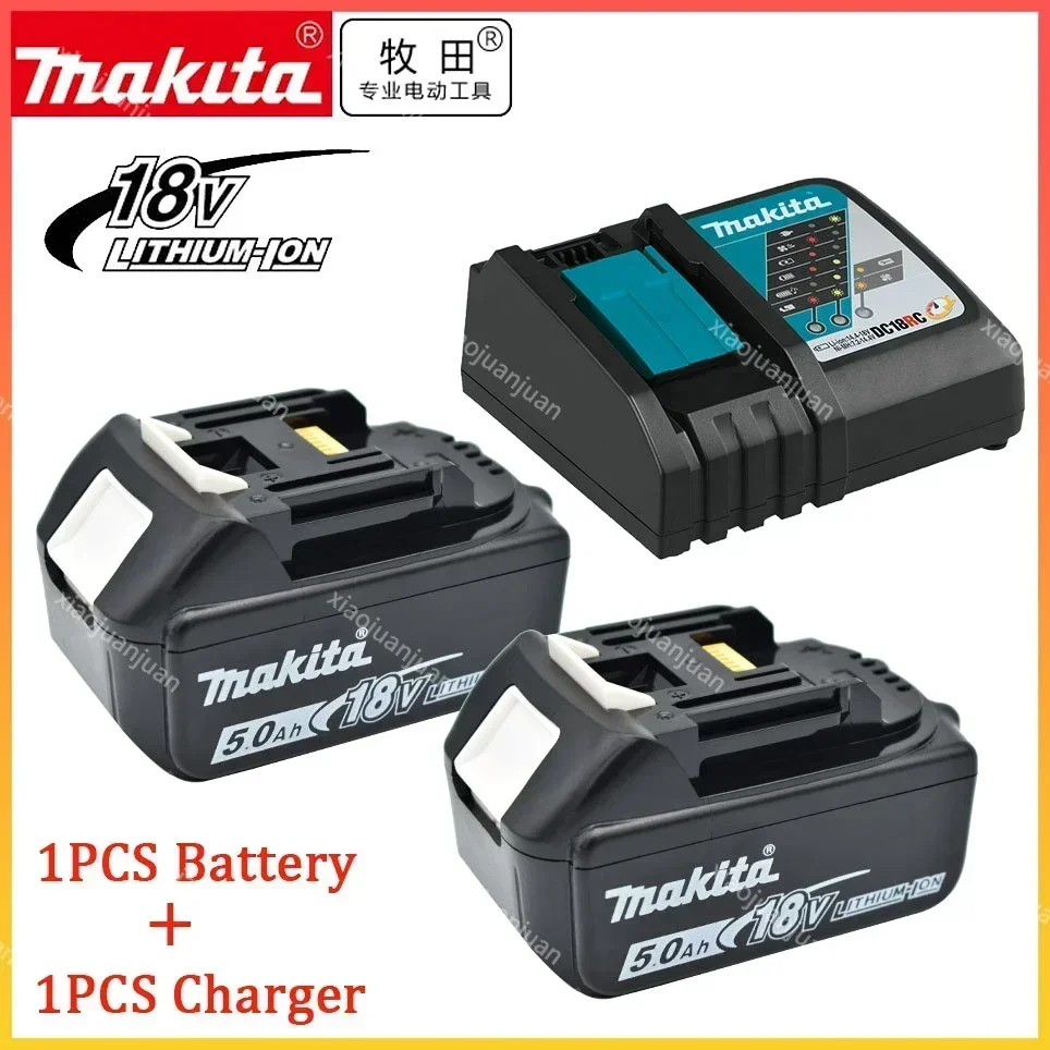 

18V 5000mAh Original Makita With LED lithium ion replacement LXT BL1860B BL1860 BL1850 Makita rechargeable power tool battery