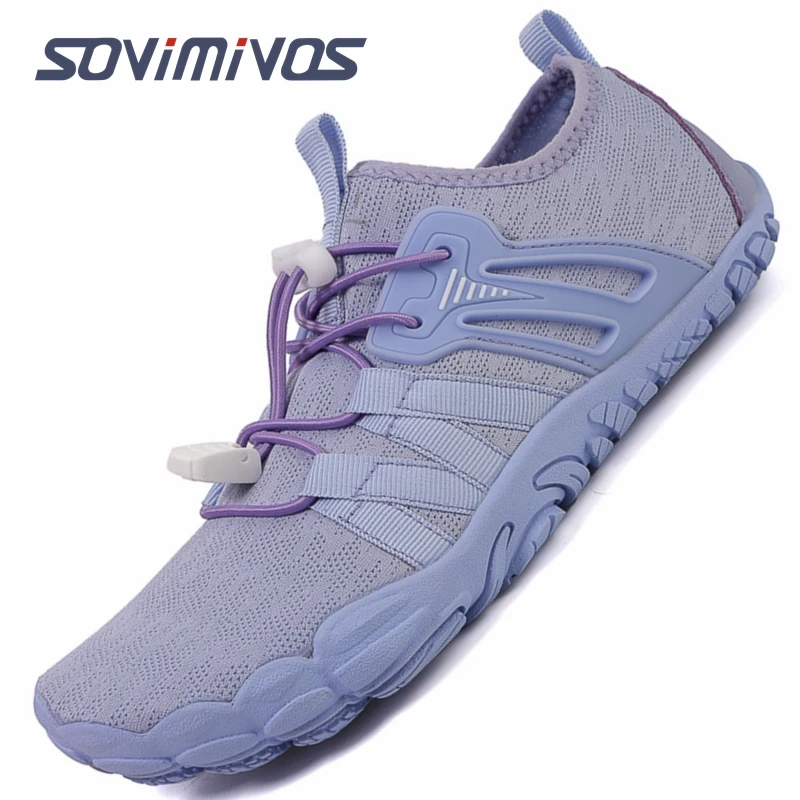 

SOVIMIVOS Women's Wide Minimalist Barefoot Shoes | Wide Toe Box Fashion Sneakers | Zero Drop Grippy Sole