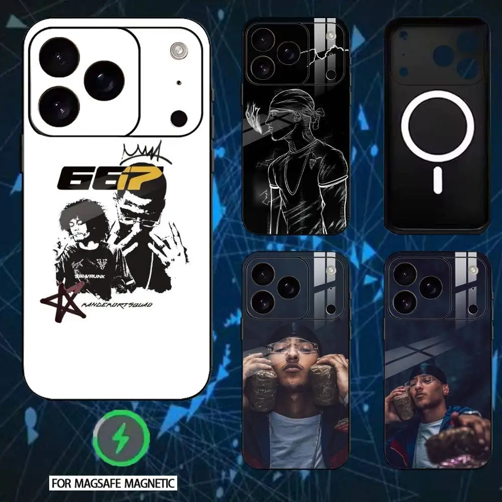 

Rapper F-Freeze C-Corleone 667 Phone Case For iPhone 17 16 15 14 13 12 Pro Max Plus for Mirror Wireless Magnetic Cover