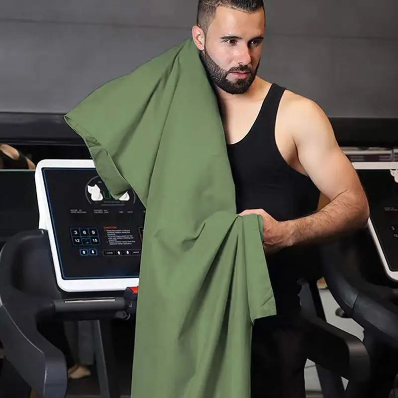 

Microfiber Camping Towel Quick-drying Travel Towel Soft Absorbent Washcloth For Swimming Yoga Running Climbing Outdoor Sports
