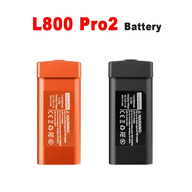 

L800 Pro2 Drone Battery 7.4V 3000mAh L800 Pro2 4K Professional Camera Drone Original Battery L800 RC Drone Accessories