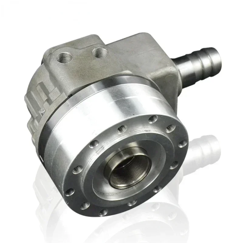Ultra short power chuck hydraulic rotary cylinder