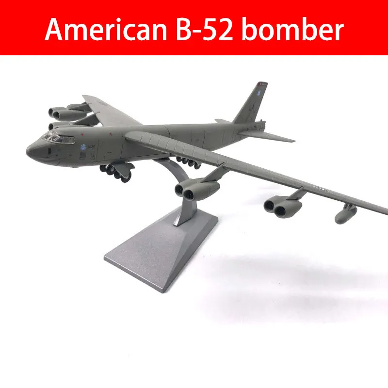 Military aircraft model American B-52 bomber Children's toys, boys' birthday gifts, puzzle toys, collection gifts