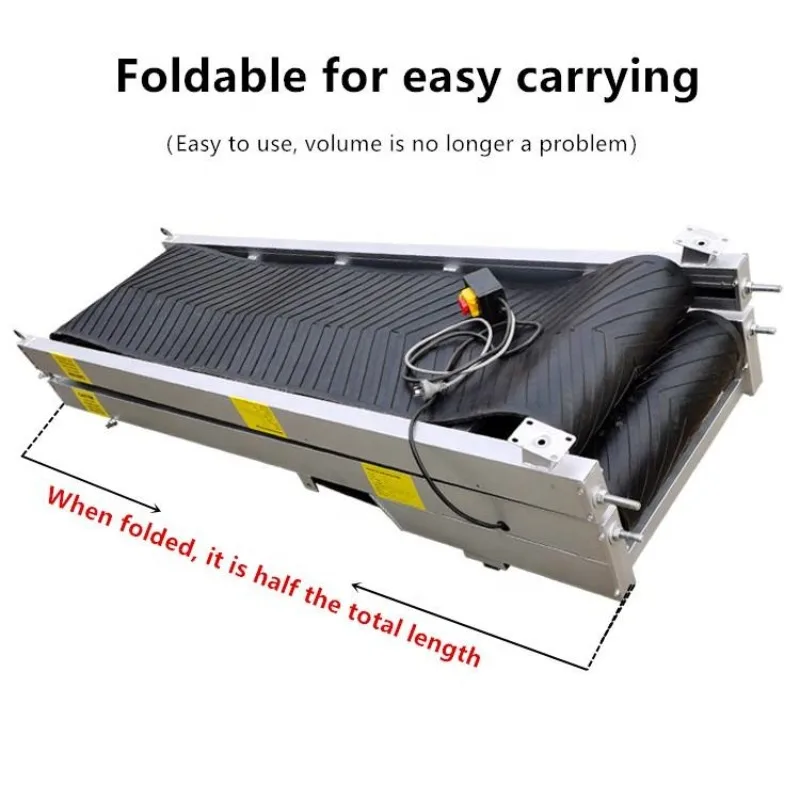 Customizable Folding Conveyor Belt Small Multi Use Loading Unloading Machine Incline Feeder Assembly Line Transport System