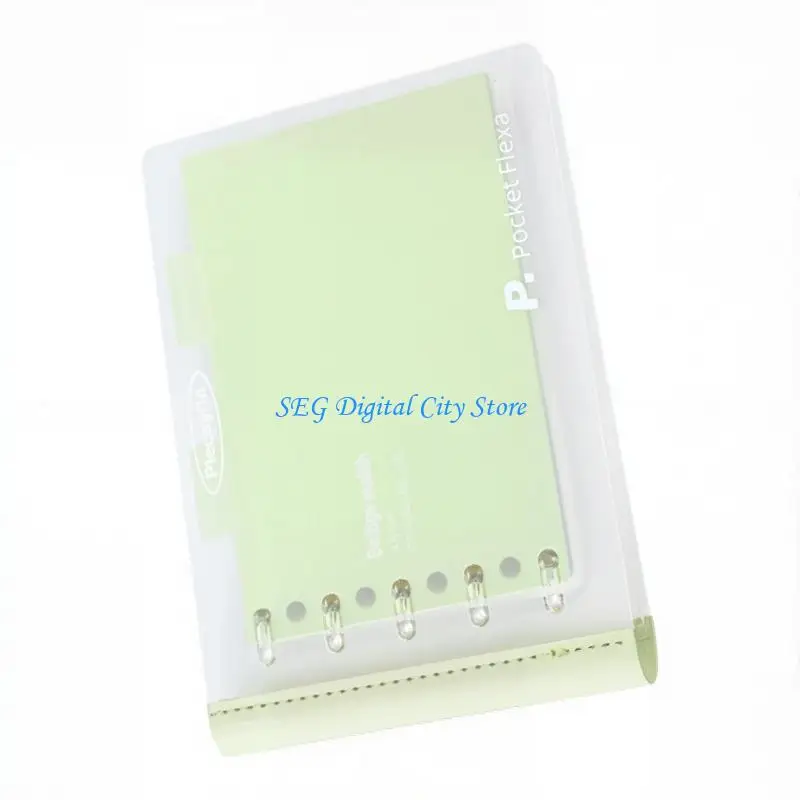 U75B Light Weight 100G Miniature Notebook Pocket Journal Notebook With Thick Clear Plastic Cover For Easy Carrying