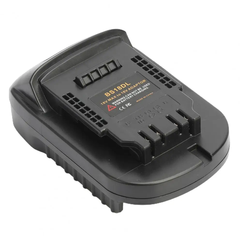 Adapter baterii ALASICKA BS18DL do akumulatorów litowo-jonowych Bosch 18V, umożliwiający konwersję na akumulatory litowo-jonowe DeWalt 18/20V DCB200 DCB204 — zdjęcie produktu 6