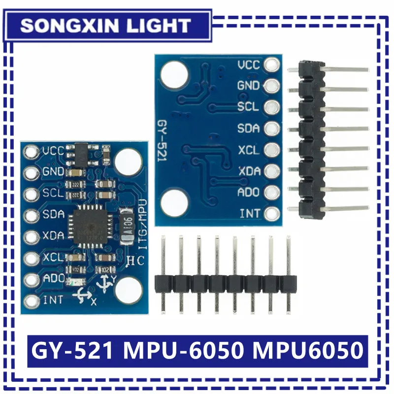 GY-521 MPU-6050 MPU6050 3 Axis Analog Gyro Sensors+ 3 Axis Accelerometer Module