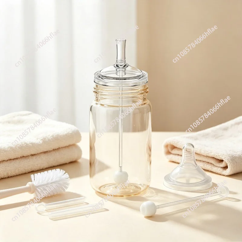 Baby Feeding Bottle Replacement Gravity Ball Straw Anti-Colic Bottle Accessory Parts