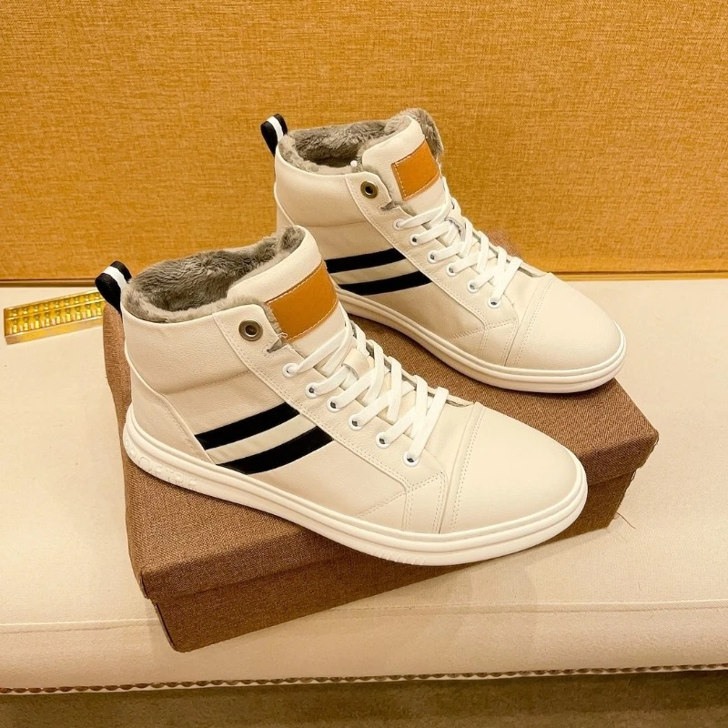 

New Men's Casual Shoes Winter Thermal Fleece Lined Warm Comfortable for Daily Outdoor Sports Walking