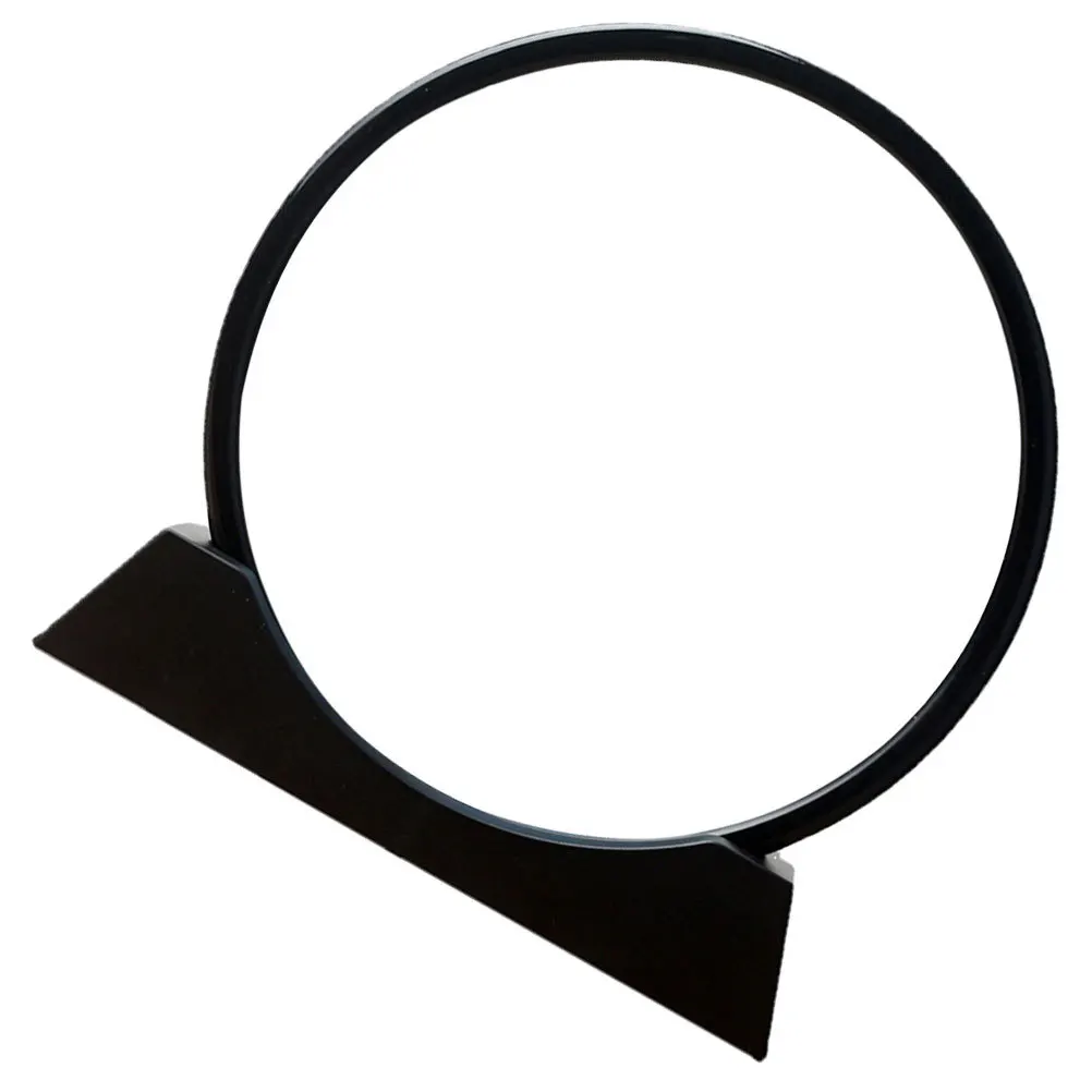 Moving Sand Painting Frame DIY 12-Inch Black Base with Rubber Ring Quicksand Round Sand Art Picture for Office Home