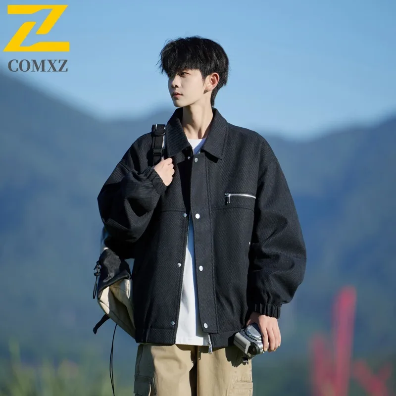 

COMXZ 2025 Autumn New L 9XL Youth Fashion Trendy Coat Hong Kong Style Casual New Trend Plus Size Jacket 8869 Price 158