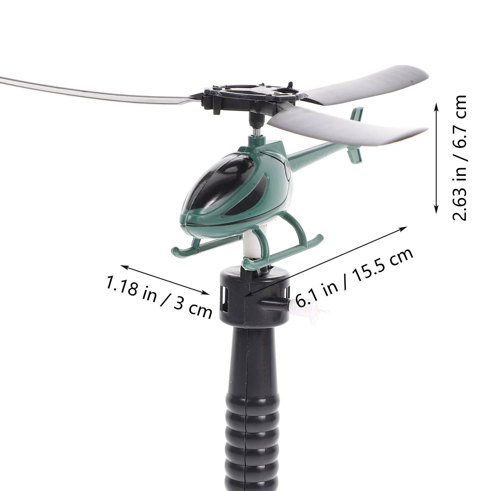 Trekkoord helikopter speelgoed creatief grappig helikopter speelgoed educatief cadeau speelgoed voor kinderen kinderen (kleur)