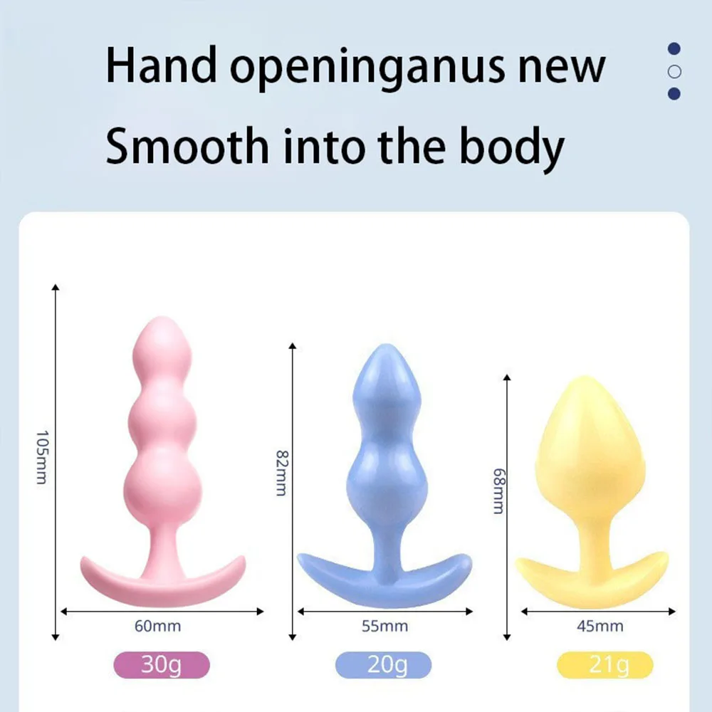 Nieuwe Jelly Anal Plug Siliconen Anus Kralen Anale Masturberen Prostaat Massager Homo Seksspeeltje Buttplug Volwassen Producten Anale Stimulator