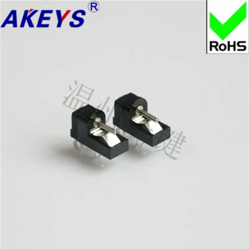 10 PCS DC-001A power seat / DC power outlet / DC seat pin outside bare 5-foot plug bend foot