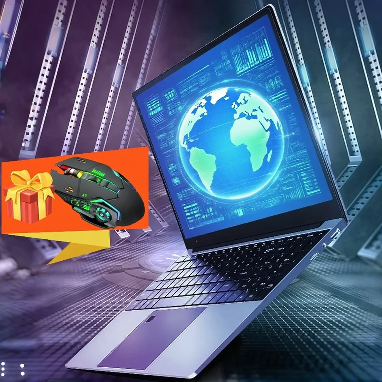 كمبيوتر محمول للألعاب AMD Ryzen R5 R7 مقاس 15.6 بوصة، كمبيوتر محمول محمول، 16 جيجابايت DDR4 512 جيجابايت IPS WiFi بإضاءة خلفية لبصمة الإصبع، خاص