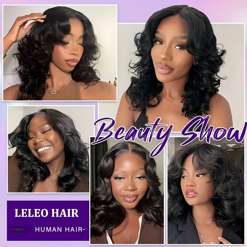 13x4 شعر مستعار بدون صمغ Bye Bye عقدة شعر مستعار دانتيل قبل قطعها قبل قطع للمبتدئين الجسم موجة الدانتيل الجبهة خصلات الشعر المستعار الإنسان للنساء ناتورا