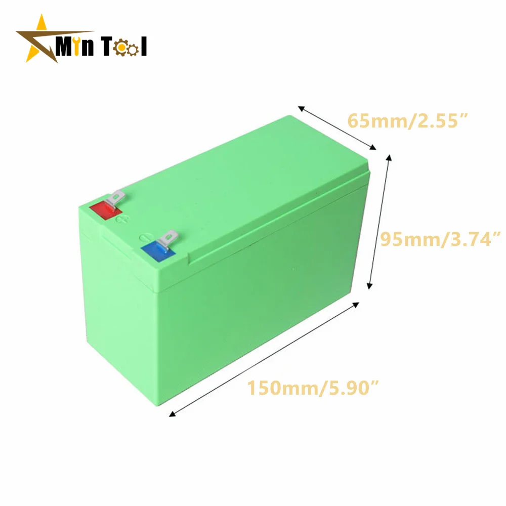 Wodoodporna obudowa baterii 12V 7Ah 18650 uchwyt do DIY 12V 7Ah bateria litowa LiFePO4 Case 18650 schowek Tester baterii